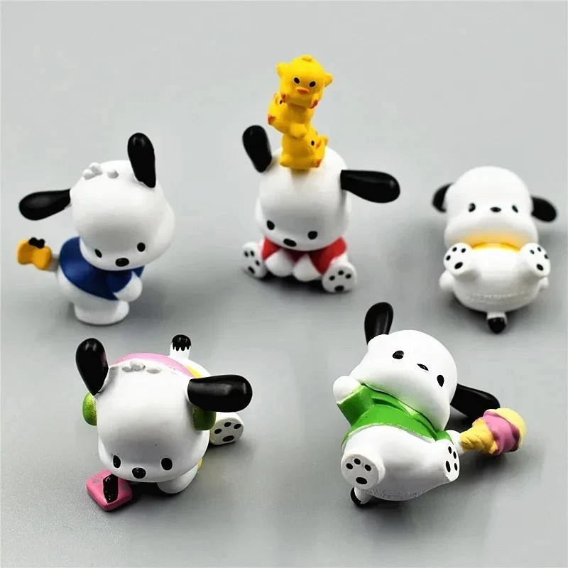 5pcs Cute Icecream Pochacco Figure Toy Figurine Cake Toppers Decoration Set Gift 5pcs Cute Icecream Pochacco Figure Toy Figurine Cake Toppers Decoration Set Gift