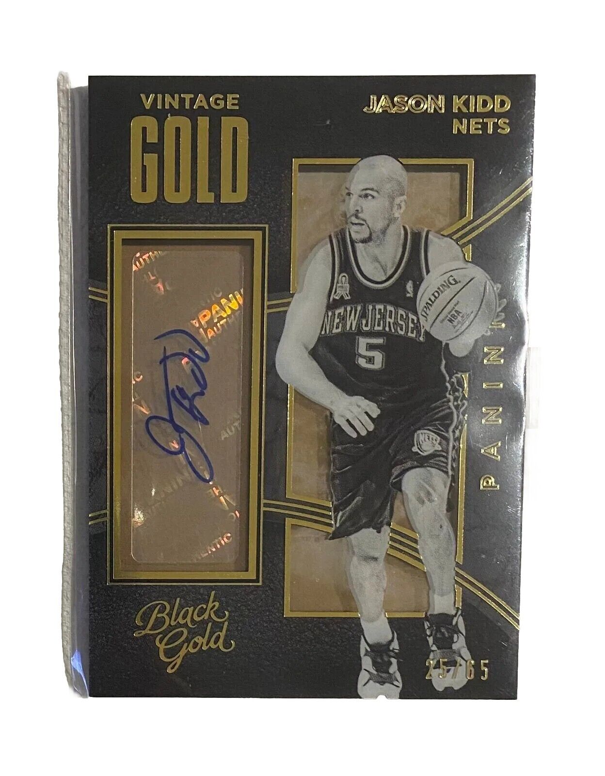 /65 Jason KIDD 2015-16 Panini BLACK GOLD NBA Basketball VINTAGE CAR Nets HOF