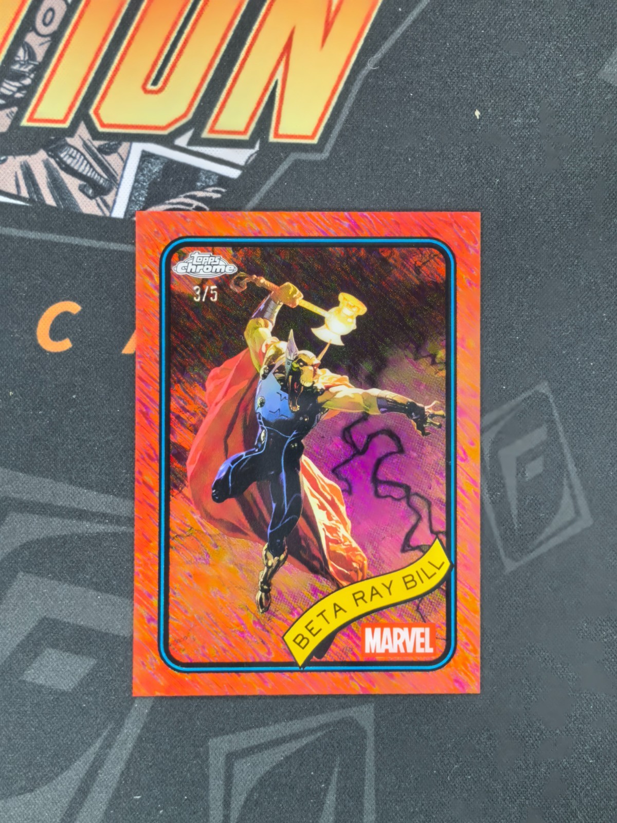 2025 Topps Chrome Marvel #65 BETA RAY BILL Red Wave Refractor /5 2025 Topps Chrome Marvel #65 BETA RAY BILL Red Wave Refractor /5