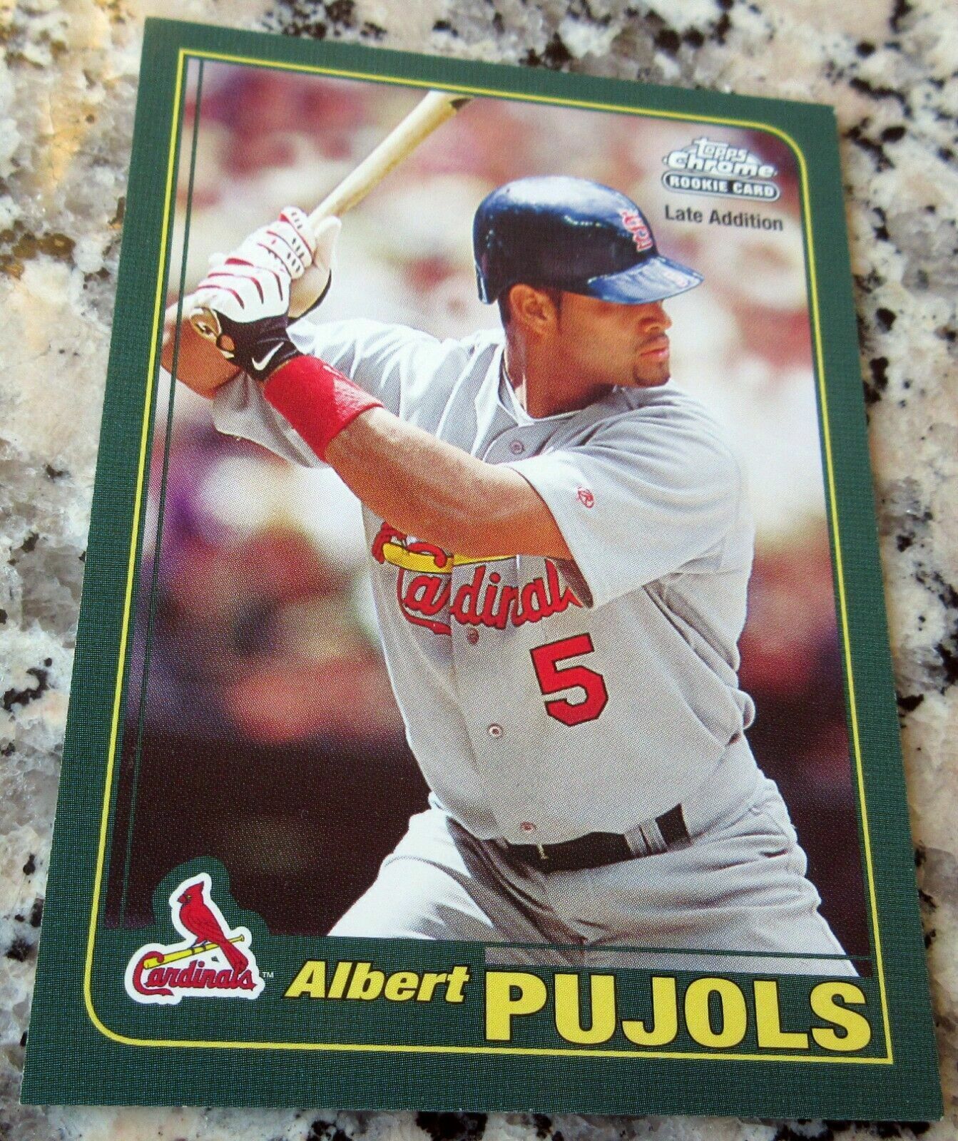 ALBERT PUJOLS Topps Rookie of the Week Cardinals 2 WS Rings Champs 703 HRs🔥🔥