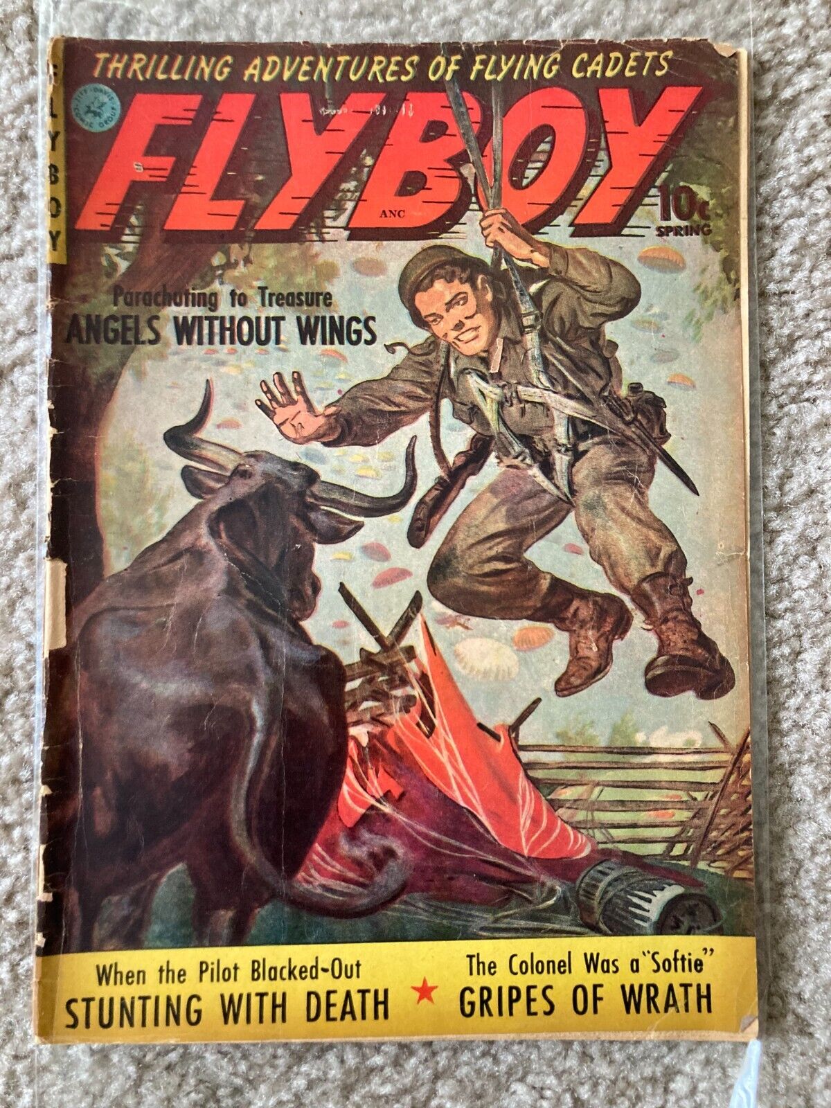 Comic Book Flyboy Vol 1 No 1 1952 Thrilling Adventures of Flying Cadets