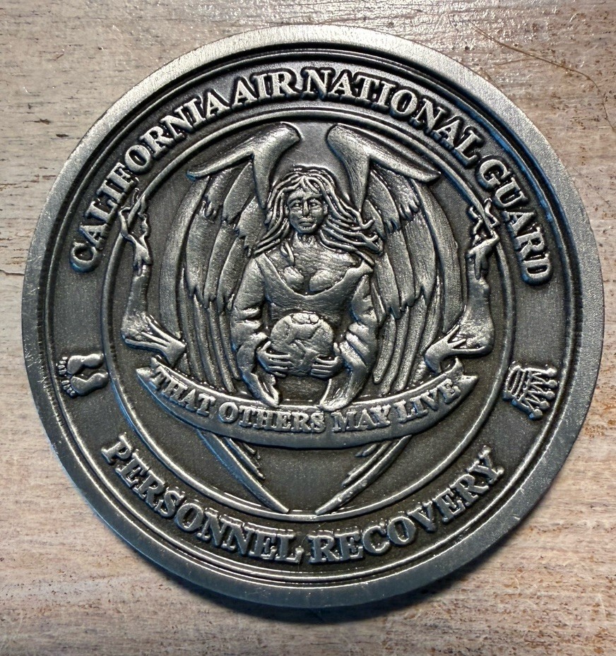 California Air National Guard 129th OPS GP, 130/129 Rescue Squadron-Coin California Air National Guard 129th OPS GP, 130/129 Rescue Squadron-Coin