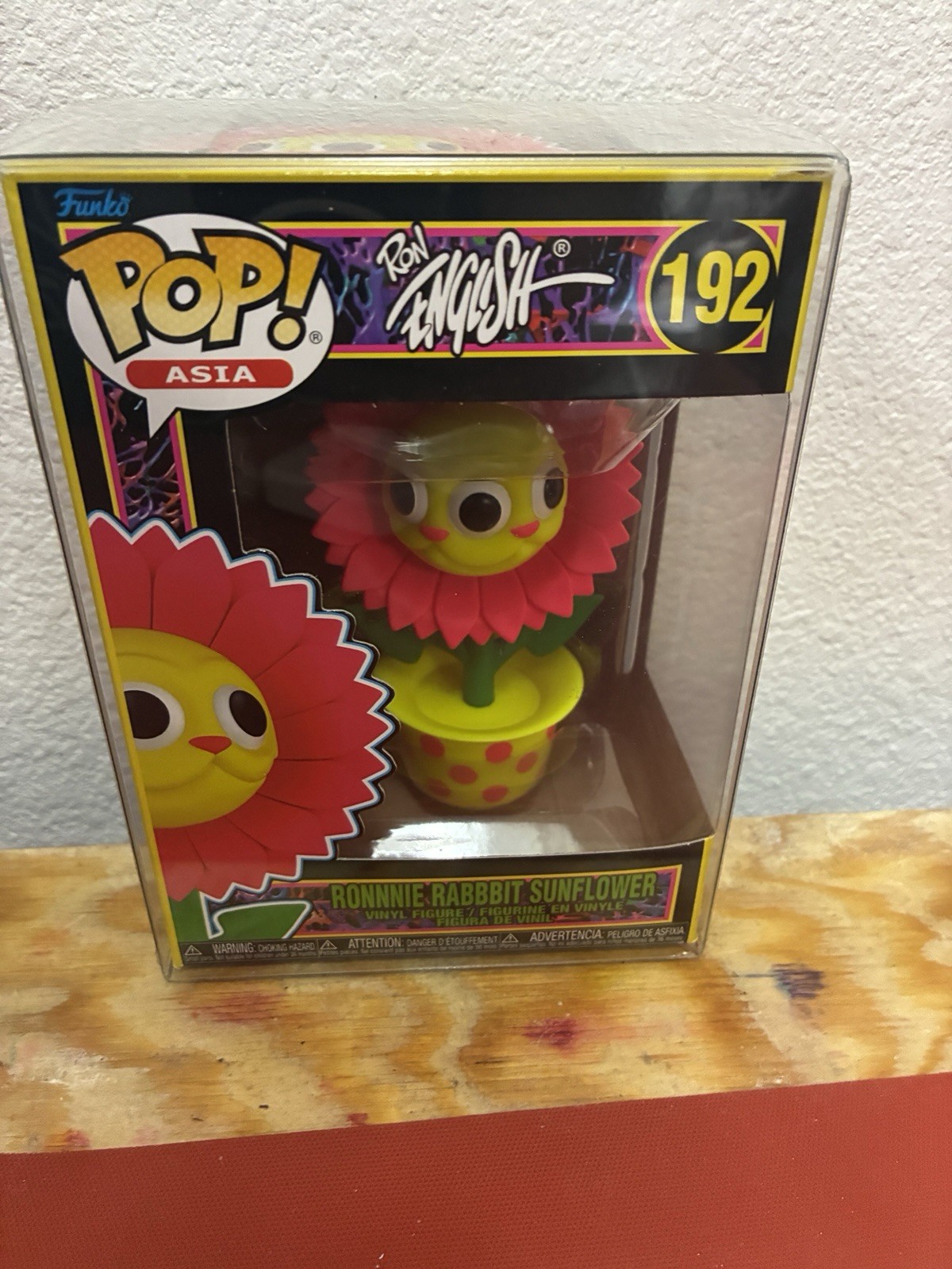 Funko Pop Asia: Ronnie Rabbbit Sunflower Ron English MindStyle Exclusive #192 Funko Pop Asia: Ronnie Rabbbit Sunflower Ron English MindStyle Exclusive #192