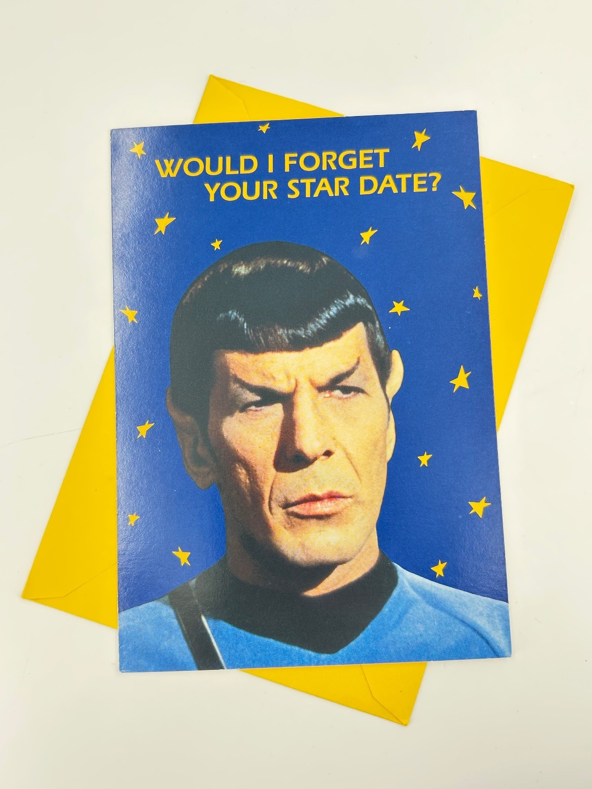 Vintage 1992 Star Trek Spock Birthday Greeting Card Hallmark \ Vintage 1992 Star Trek Spock Birthday Greeting Card Hallmark \