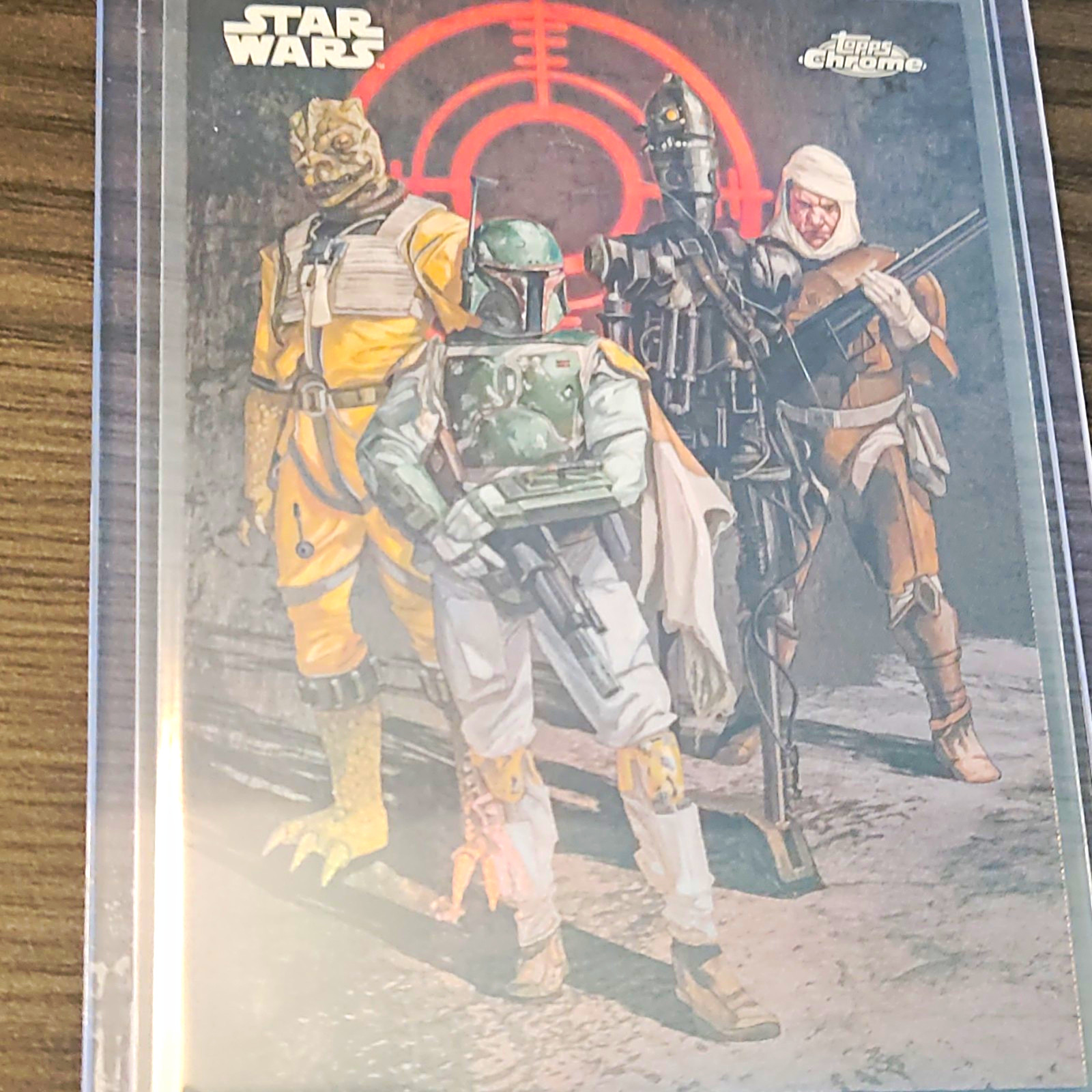 Topps 2026 Chrome Star Wars Art Factions Bounty Hunters SQUAD-1 Uzuri Boba Fett Topps 2026 Chrome Star Wars Art Factions Bounty Hunters SQUAD-1 Uzuri Boba Fett