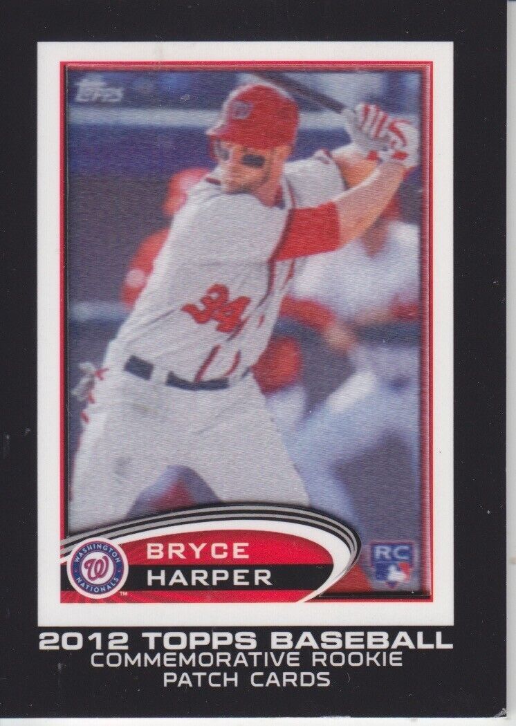 2014 BRYCE HARPER TOPPS COMMEMORATIVE ROOKIE PATCH