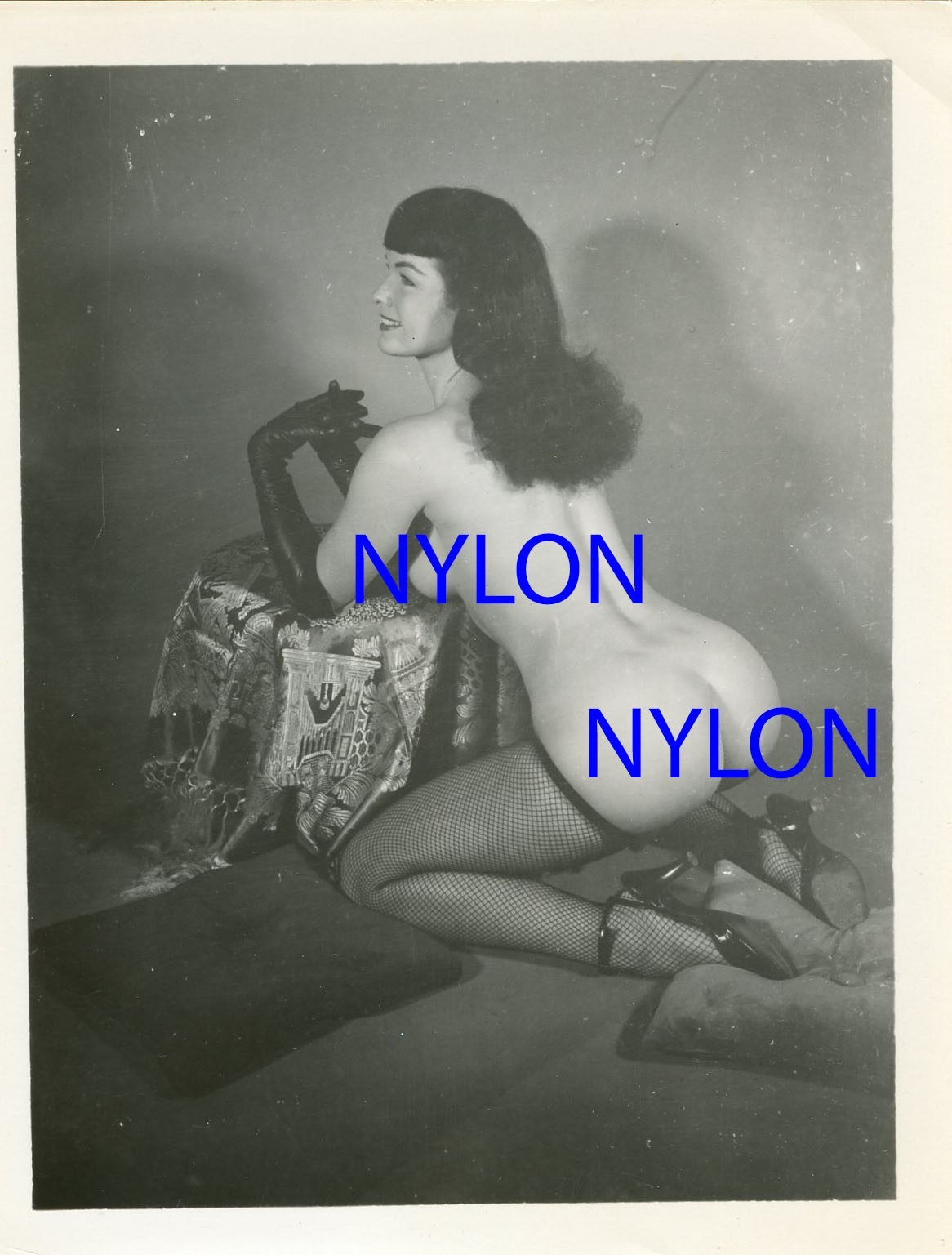 RARE BETTIE PAGE VINTAGE 1950\'s 5 x 4 PHOTOGRAPH BY SAM MENNING RARE BETTIE PAGE VINTAGE 1950\'s 5 x 4 PHOTOGRAPH BY SAM MENNING