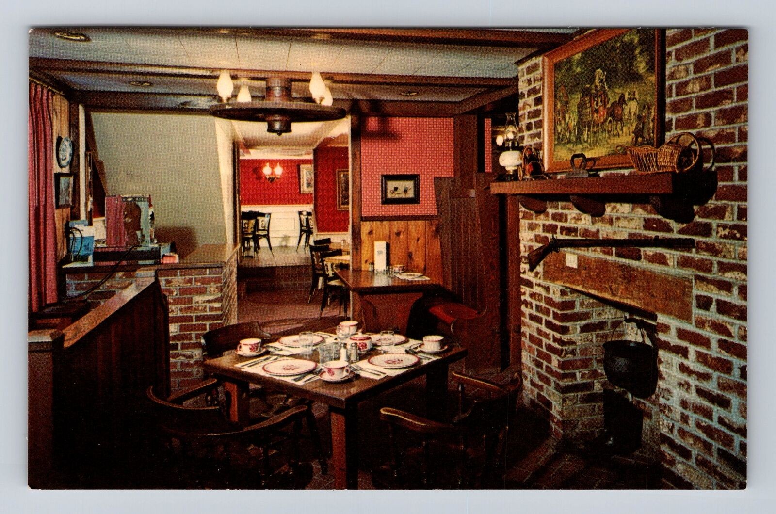 Bedford PA-Pennsylvania, Coach Room Restaurant, Vintage Postcard