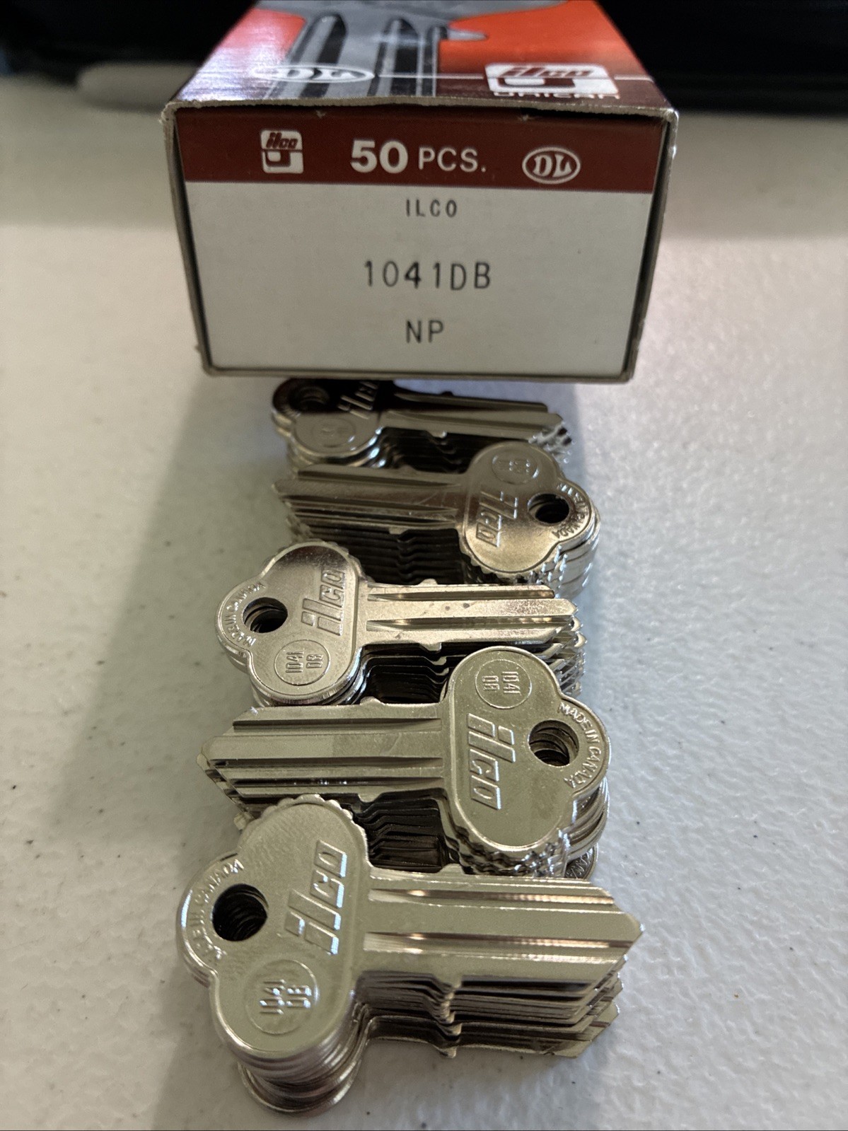 ILCO 1041DB Key Blanks, 50 Pack ILCO 1041DB Key Blanks, 50 Pack