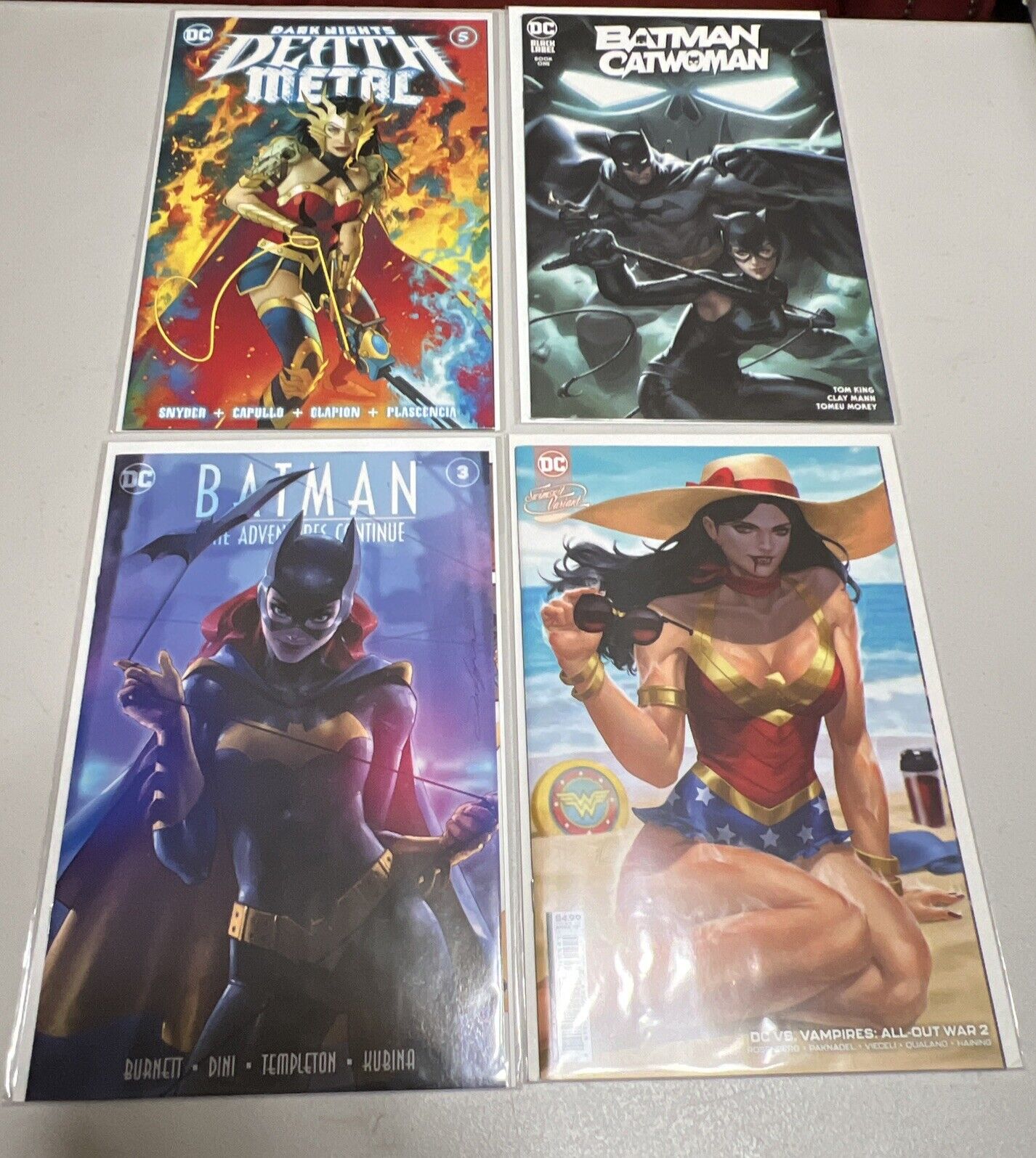 Lot Of 4 DC Comics Standard Trade Variant Covers Middleton Lee And More