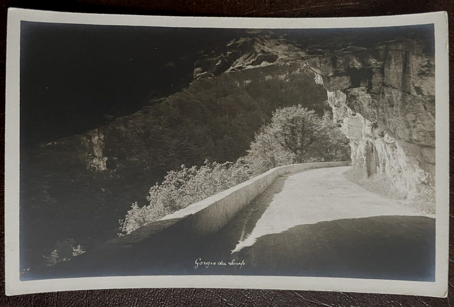 Postcard Les Gorges du Loup France Mountain Road Vintage Postcard Les Gorges du Loup France Mountain Road Vintage