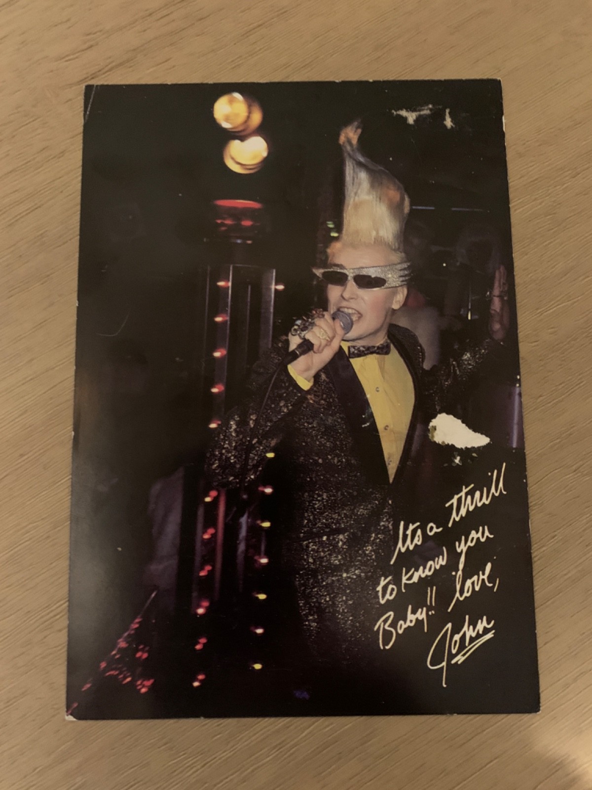 RARE 1980s - JOHN SEX - PROMO CARD - NYC - NIGHTCLUBS