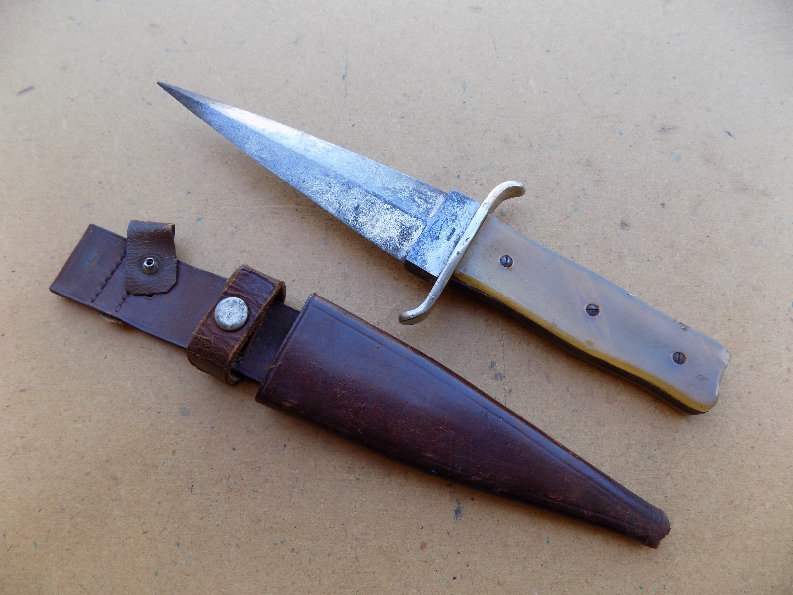 Old Antique French Depose Fighting Knife Dagger Old Antique French Depose Fighting Knife Dagger