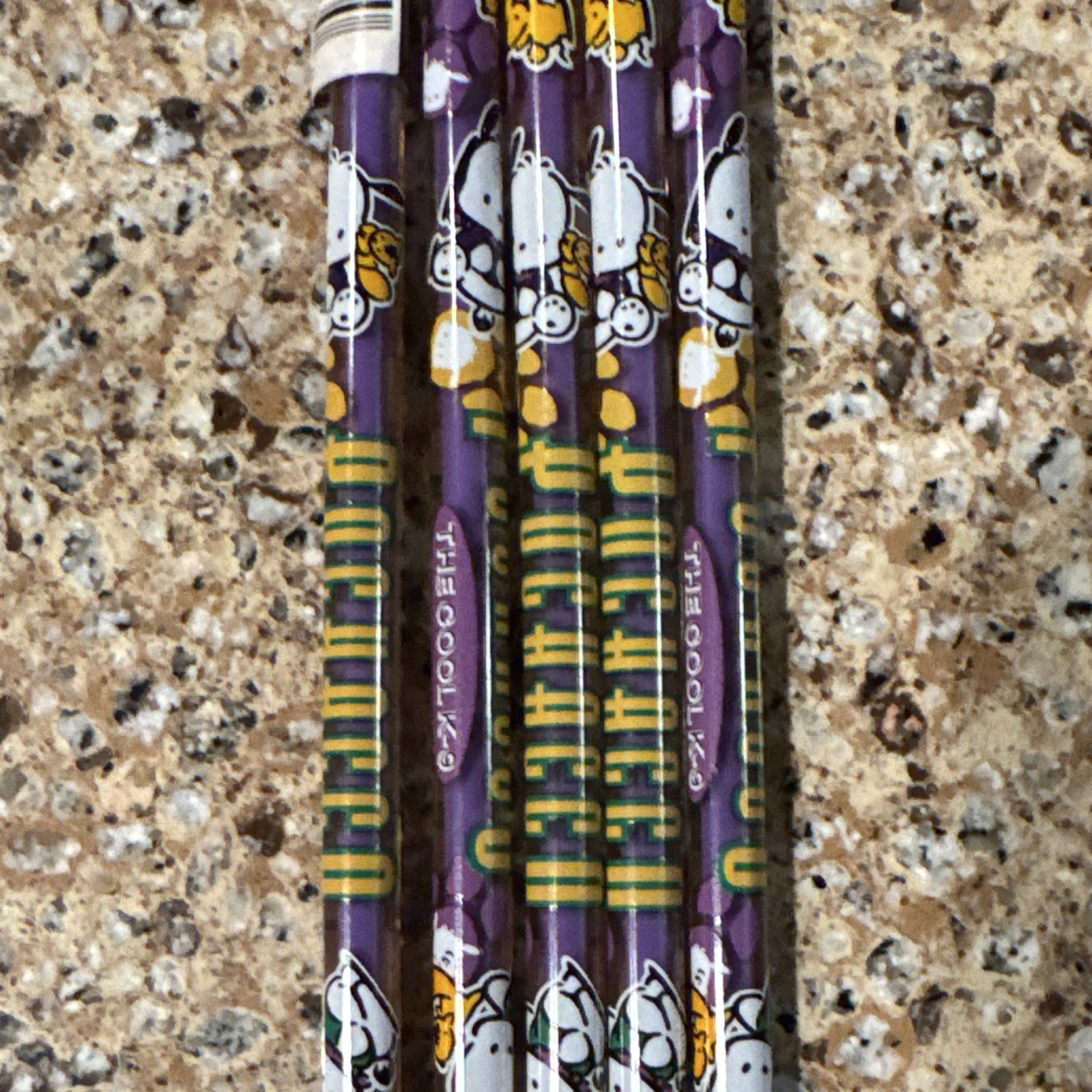 Pochacco The Cool K-9 By Sanrio 5 Pencil Set, Sanrio Collectible