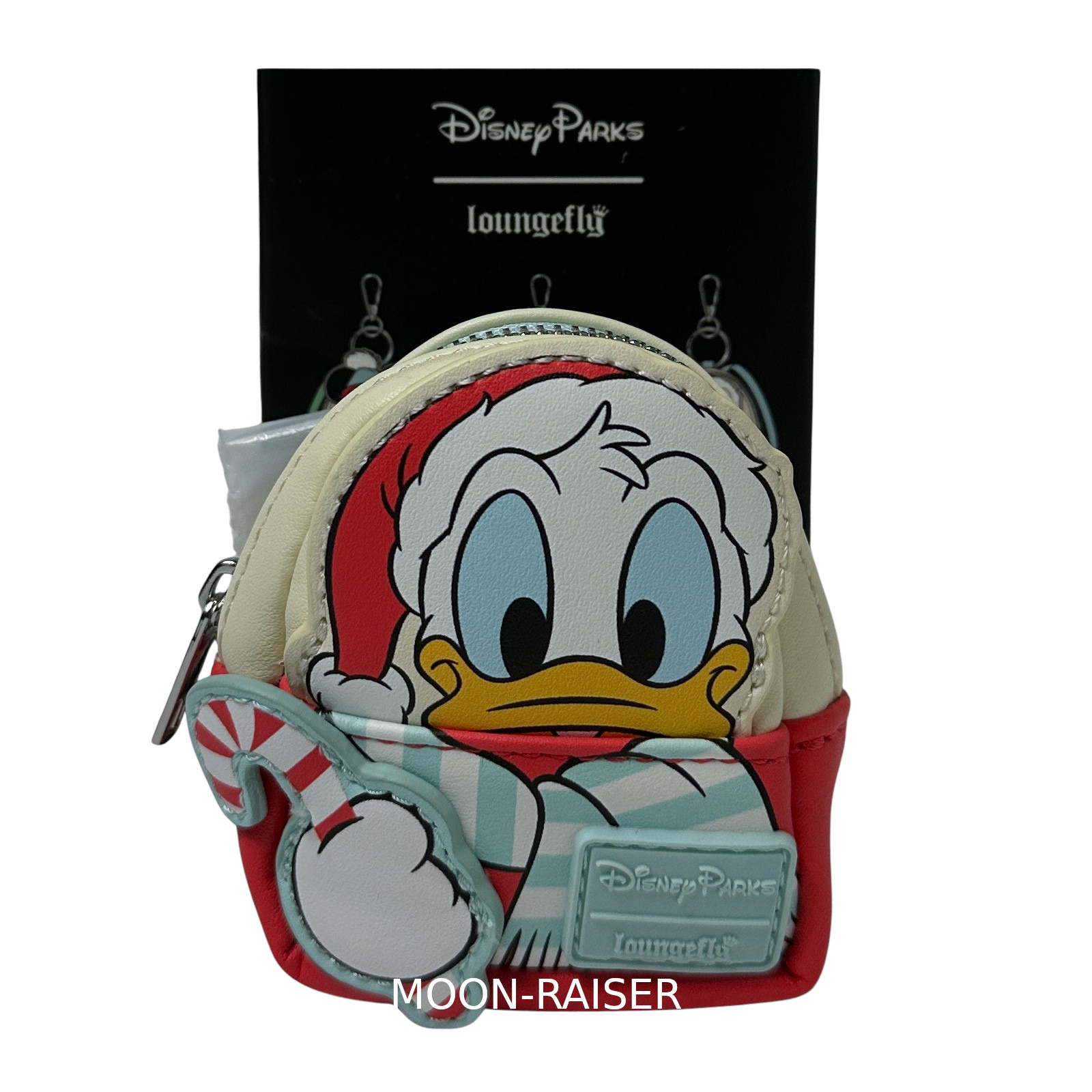 Disney Parks Donald Duck Loungefly Holiday Mini Backpack Bag Charm Keychain Disney Parks Donald Duck Loungefly Holiday Mini Backpack Bag Charm Keychain