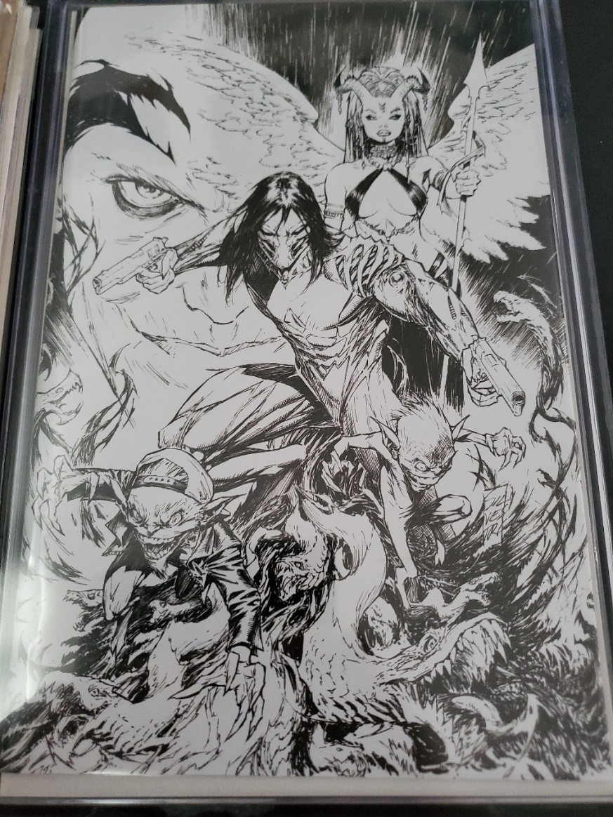 The Darkness #1I Marc Silvestri Incentive B&W Variant (1:250) The Darkness #1I Marc Silvestri Incentive B&W Variant (1:250)