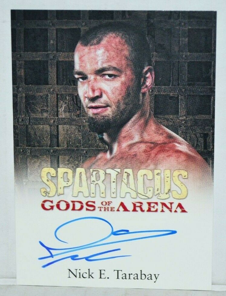 2010 Spartacus Gods of The Arena Nick E. Tarabay Ashur Signed Autograph Card