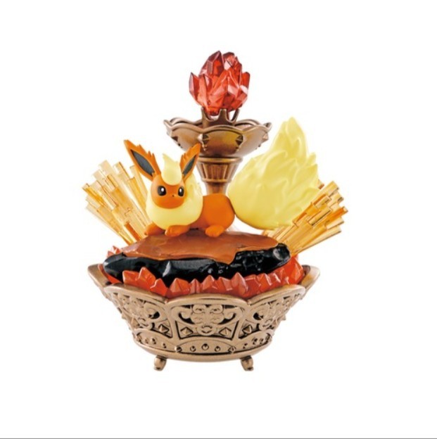 Pokemon Gemstone 1 Collectible Flareon Figure
