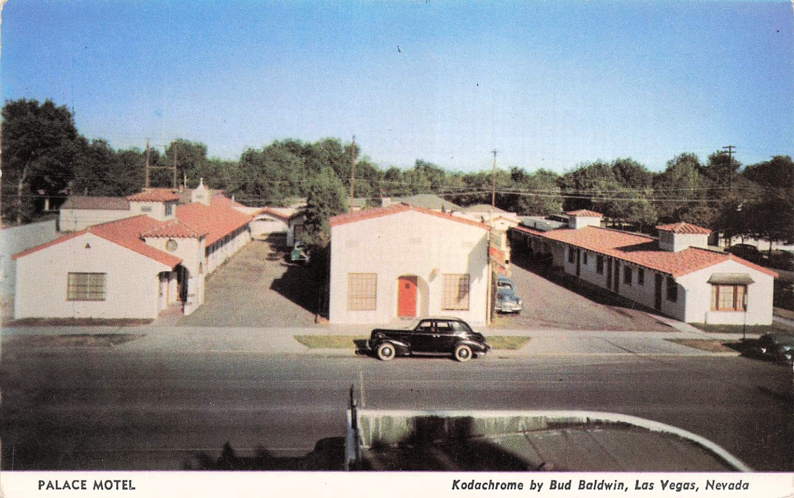 Las Vegas NV Nevada Palace Motel Highway 91 Roadside Vtg Postcard 31A