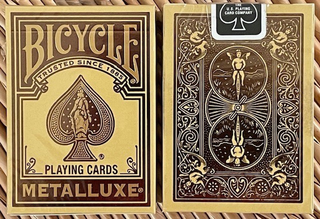 Bicycle Metalluxe Gold playing cards Bicycle Metalluxe Gold playing cards
