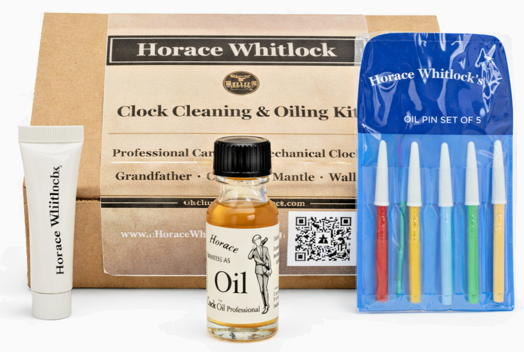 Clock Oil & Cleaning Kit – Synthetic for Grandfather & Cuckoo Clocks