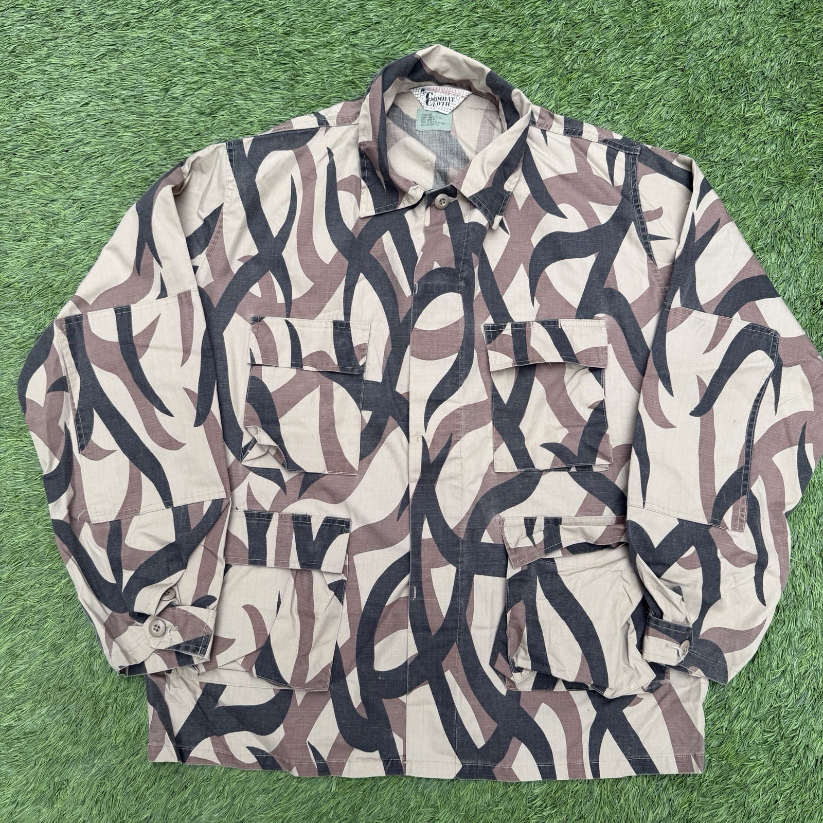 Brigade Quartermasters ASAT Tribal Camo BDU Jacket XL Long Combat Cloth Brigade Quartermasters ASAT Tribal Camo BDU Jacket XL Long Combat Cloth