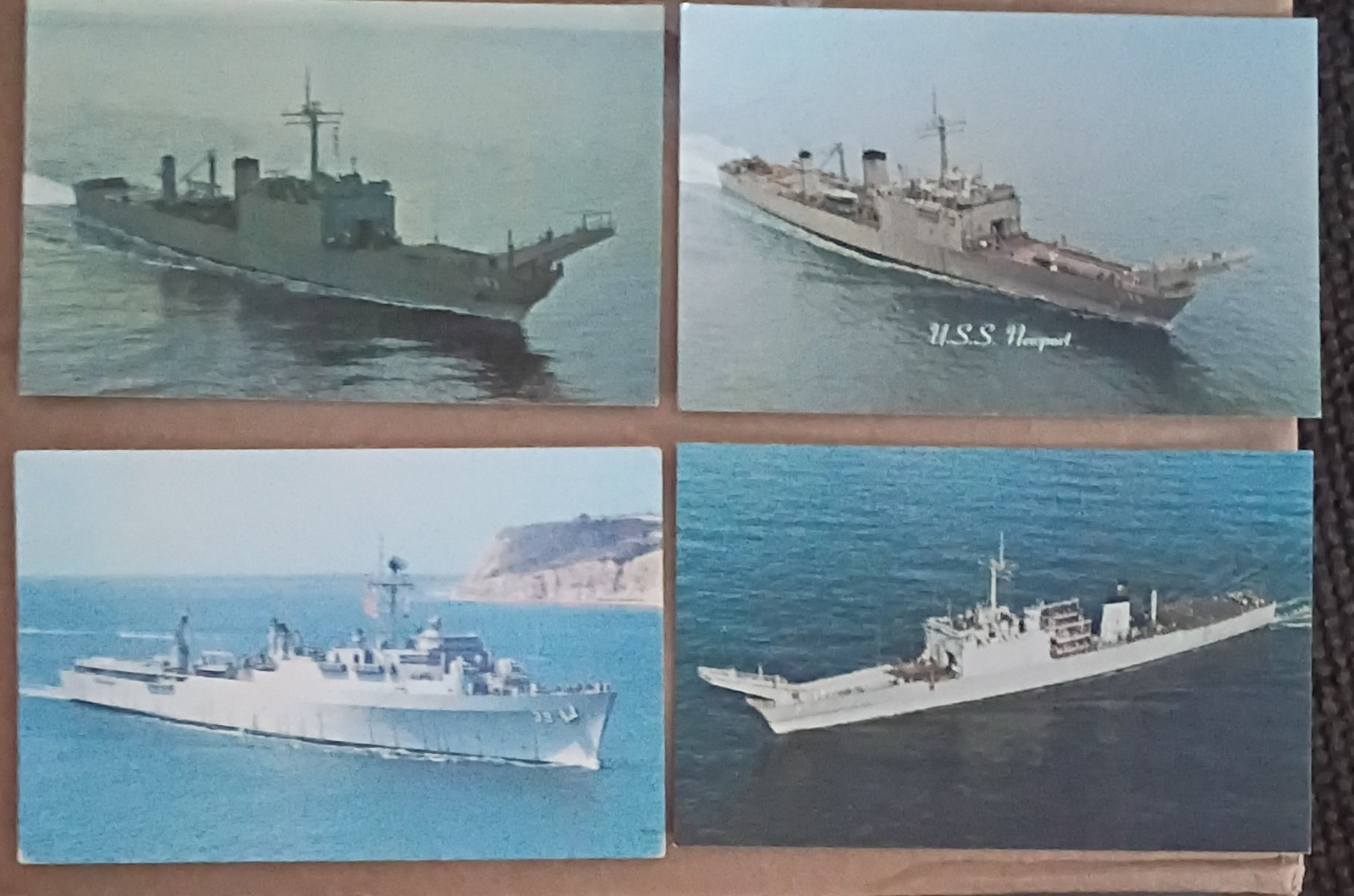 USS NEWPORT, MOUNT VERNON, BARNSTABLE, FAIRFAX Unused POSTCARDS US Navy Ships USS NEWPORT, MOUNT VERNON, BARNSTABLE, FAIRFAX Unused POSTCARDS US Navy Ships