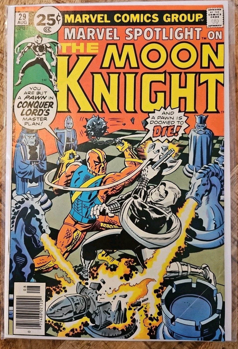 Marvel Spotlight #29 - 2nd Solo Moon Knight 1976 Marvel Comics Marc Spectre Marvel Spotlight #29 - 2nd Solo Moon Knight 1976 Marvel Comics Marc Spectre