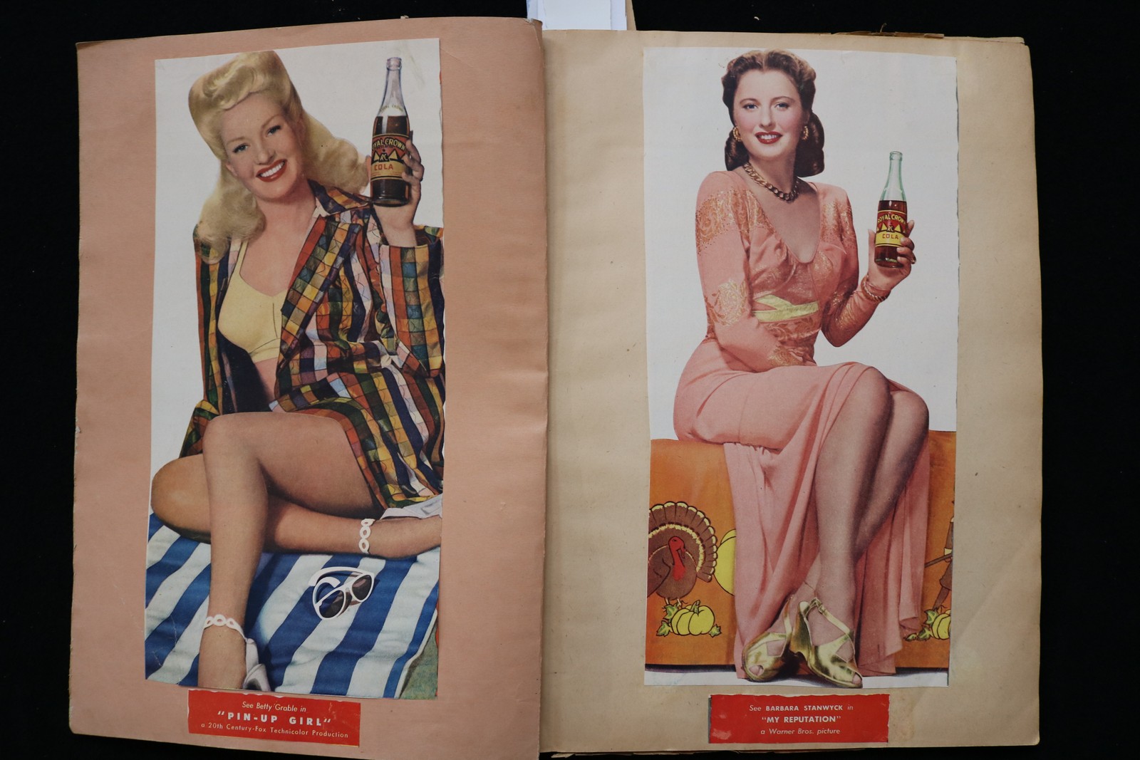 1940'S MOVIE STARS SCRAPBOOK, PACKED - MERLE OBERON - JOAN CRAWFORD - E 24914 1940'S MOVIE STARS SCRAPBOOK, PACKED - MERLE OBERON - JOAN CRAWFORD - E 24914