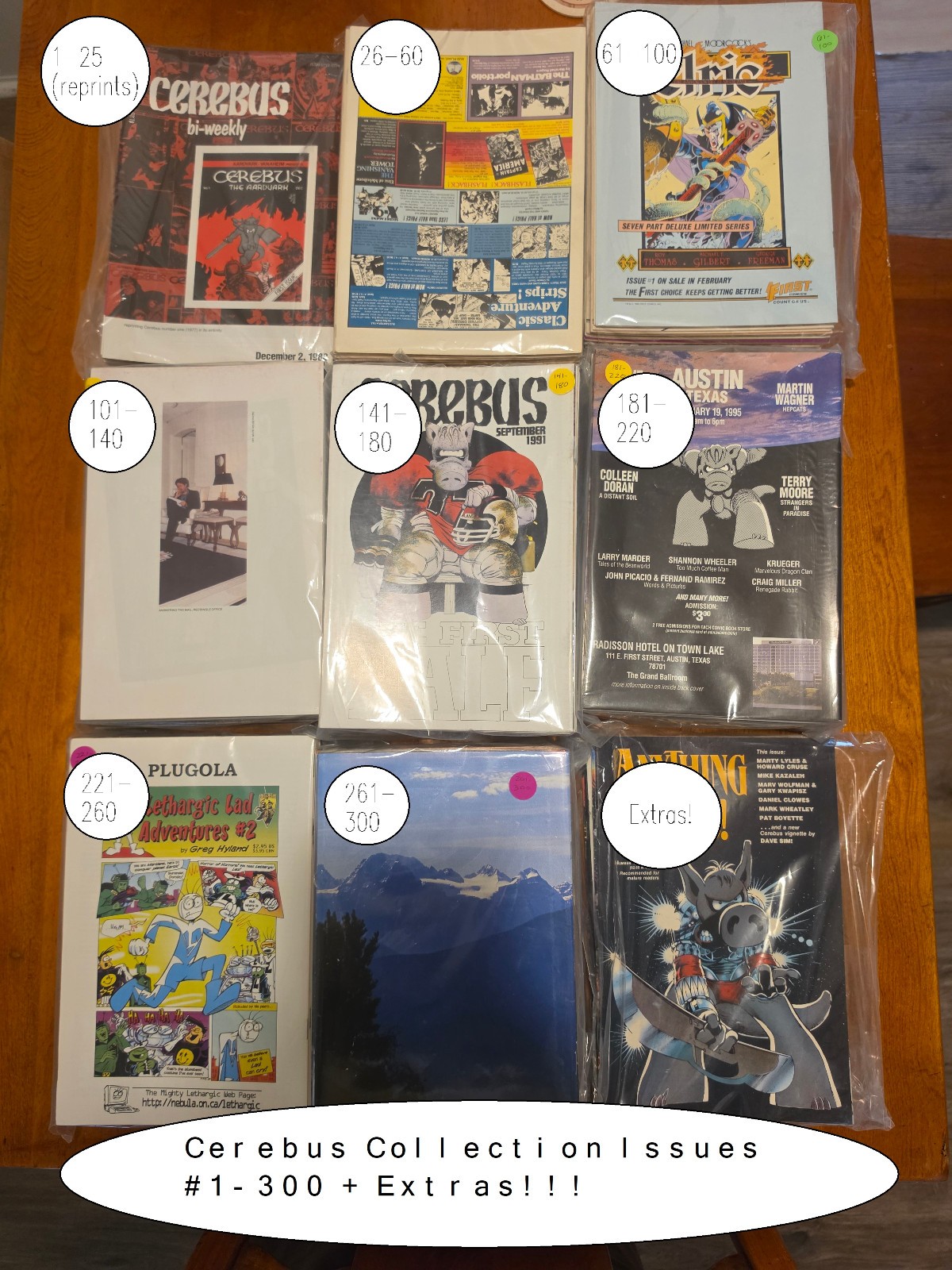 Cerebus the Aardvark Collection 1-300 + Extras Cerebus the Aardvark Collection 1-300 + Extras