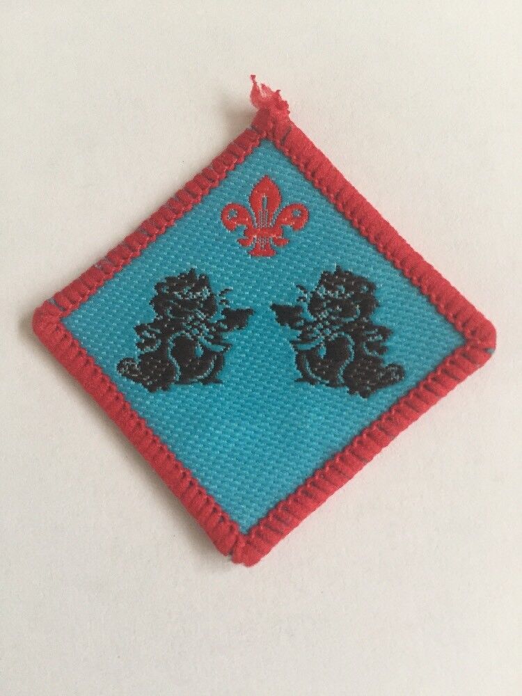 UK Beaver Scout cloth badge From 1982