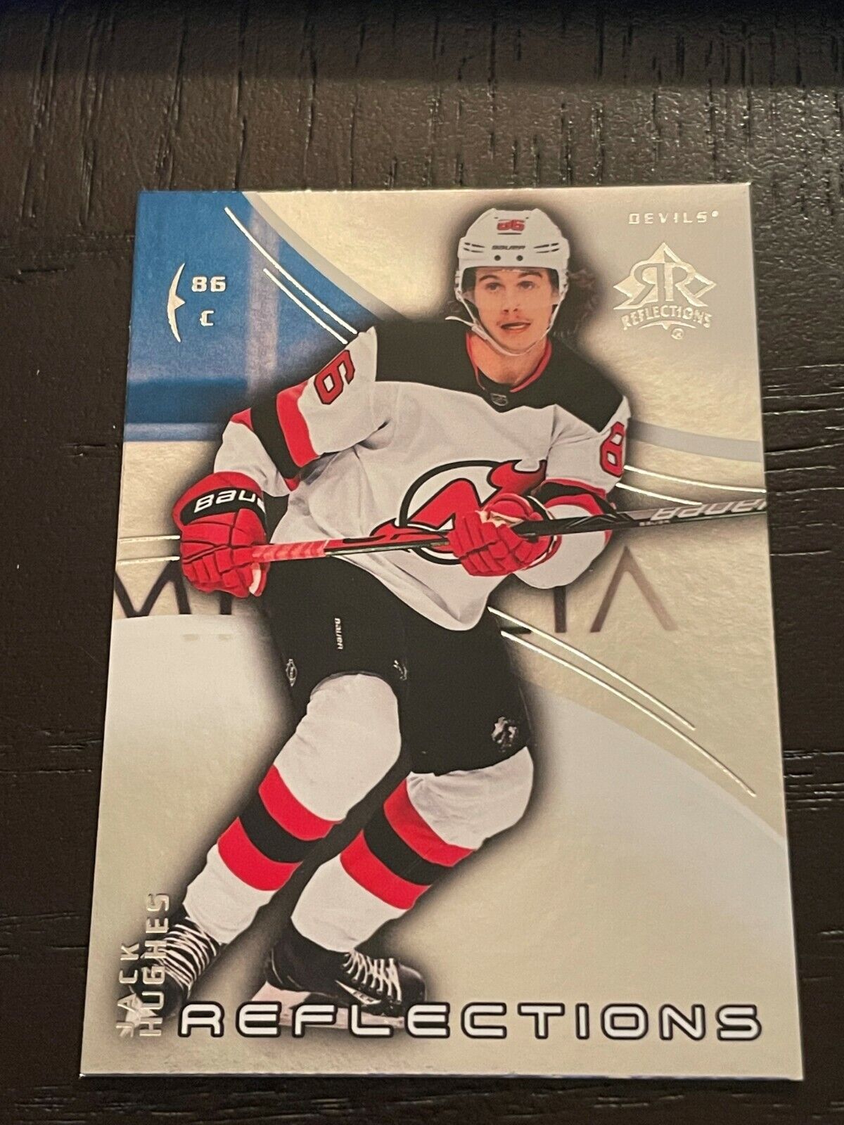 2020-21 UPPER DECK EXTENDED Triple Dimensions Reflections 26 Jack Hughes