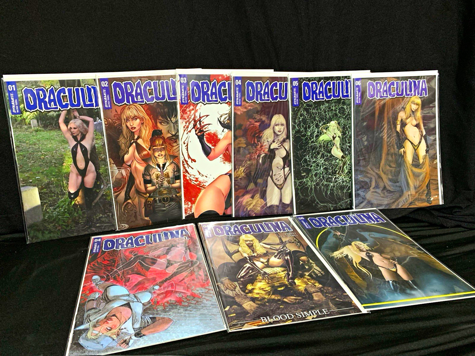 Draculina Blood Simple (Dynamite) Comic Book Lot Mixed Lot Color Draculina Blood Simple (Dynamite) Comic Book Lot Mixed Lot Color