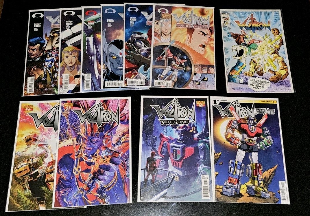 Voltron Defender of the Universe Lot of 11 Comics Image Dynamite Modern NM- Key