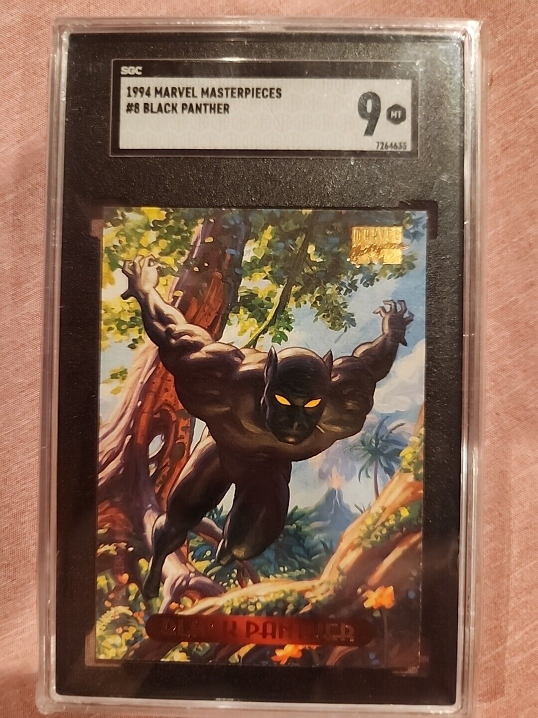1994 Marvel Masterpieces BLACK PANTHER #8 PSA 9 Mint