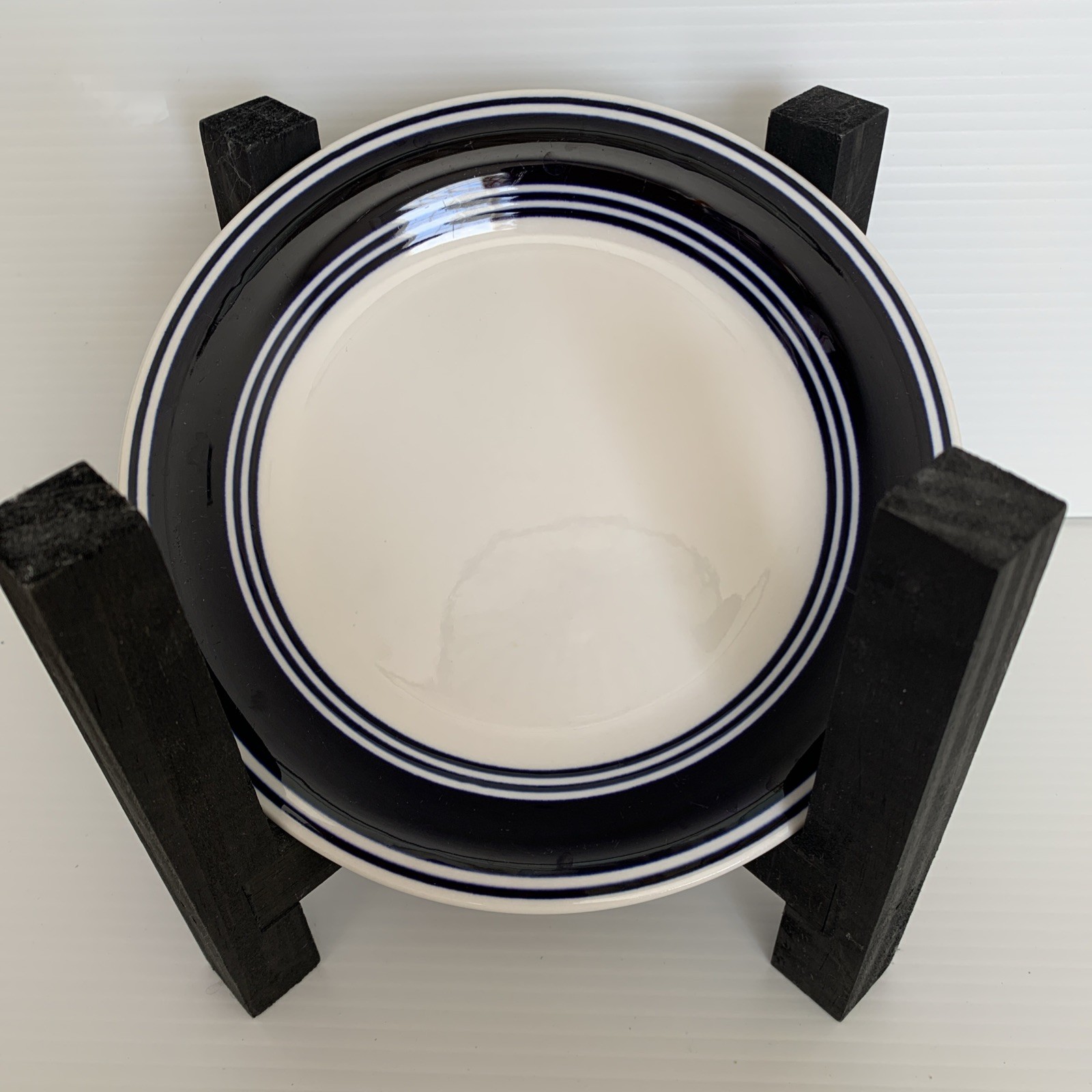 NEW Mainstays Casual Banded Cobalt Blue 7 1/4” Salad Plate (Walmart 2019/2020) NEW Mainstays Casual Banded Cobalt Blue 7 1/4” Salad Plate (Walmart 2019/2020)