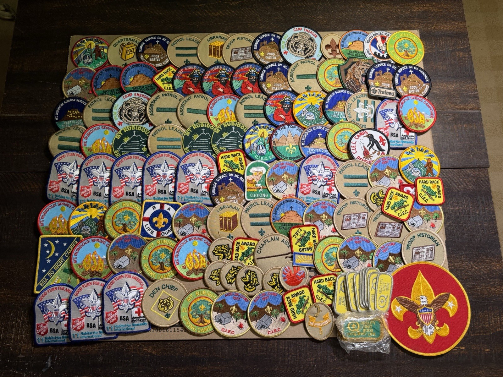 Vintage 90’s 00’s BSA Patch/ Pin Lot Boy Scouts 129 Patches Vintage 90’s 00’s BSA Patch/ Pin Lot Boy Scouts 129 Patches
