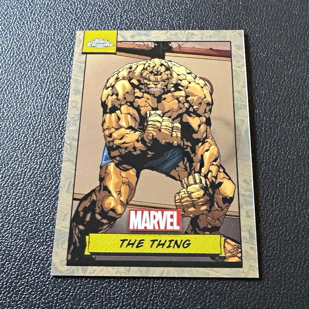 2024 Topps Chrome Marvel The Thing #10 2024 Topps Chrome Marvel The Thing #10