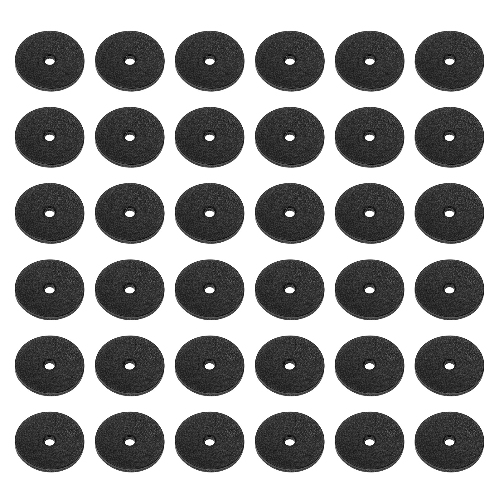 150Pcs, Leather Washers Handle Spacer 1.5 mm Thick Round 14mm Black