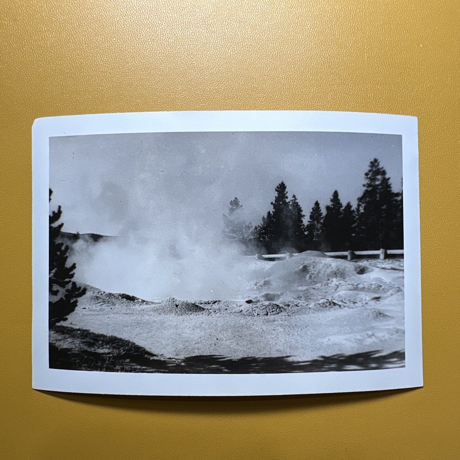 Fountain Paint Pot Yellowstone Ntl Park VINTAGE PHOTO snapshot Mud Pot Caldera Fountain Paint Pot Yellowstone Ntl Park VINTAGE PHOTO snapshot Mud Pot Caldera