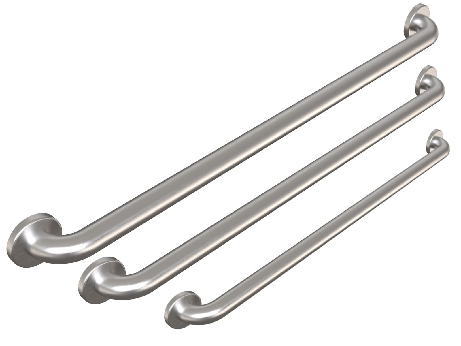 Commercial Grab Bar Bundle for Commercial Restrooms - ADA Compliance - 1.5\ Commercial Grab Bar Bundle for Commercial Restrooms - ADA Compliance - 1.5\