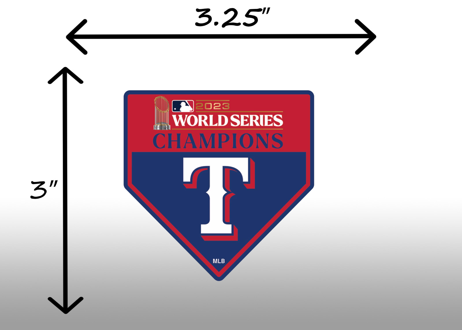 Texas Rangers World Series Champions 2023 3.25