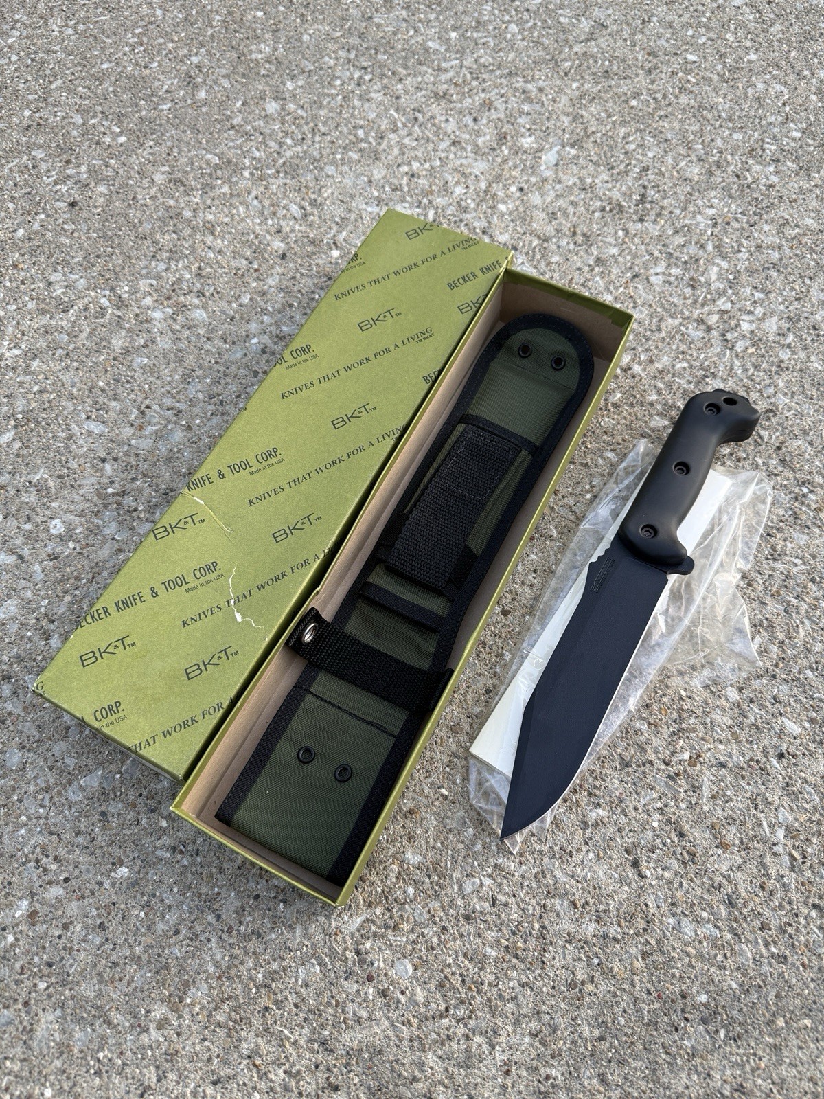 RARE Camillus Becker BK&T BK7 Combat Utility Fixed Blade Knife NEW IN BOX - NOS RARE Camillus Becker BK&T BK7 Combat Utility Fixed Blade Knife NEW IN BOX - NOS