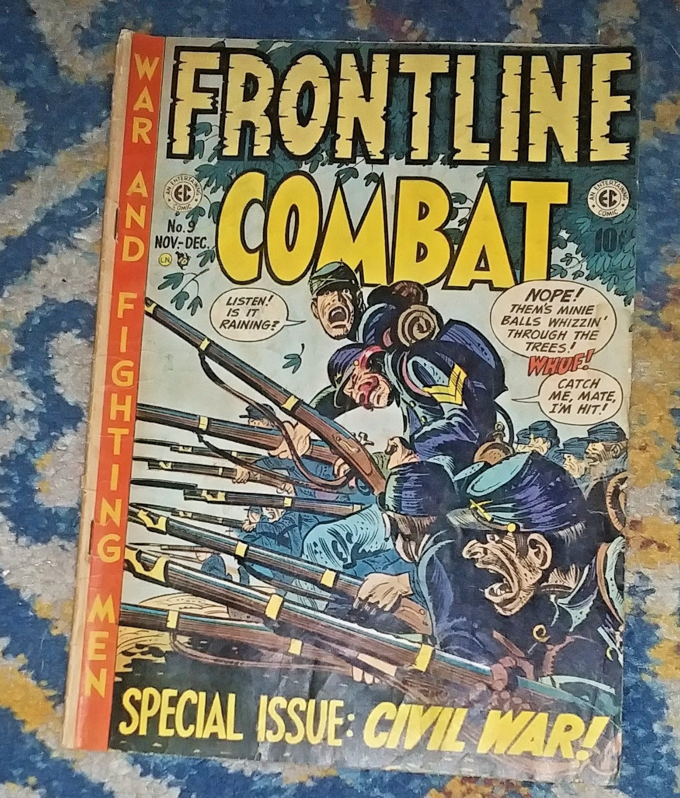 FRONTLINE COMBAT #9 Nov-Dec 1952 (EC) SPECIAL ISSUE: CIVIL WAR Kurtzman-c FRONTLINE COMBAT #9 Nov-Dec 1952 (EC) SPECIAL ISSUE: CIVIL WAR Kurtzman-c
