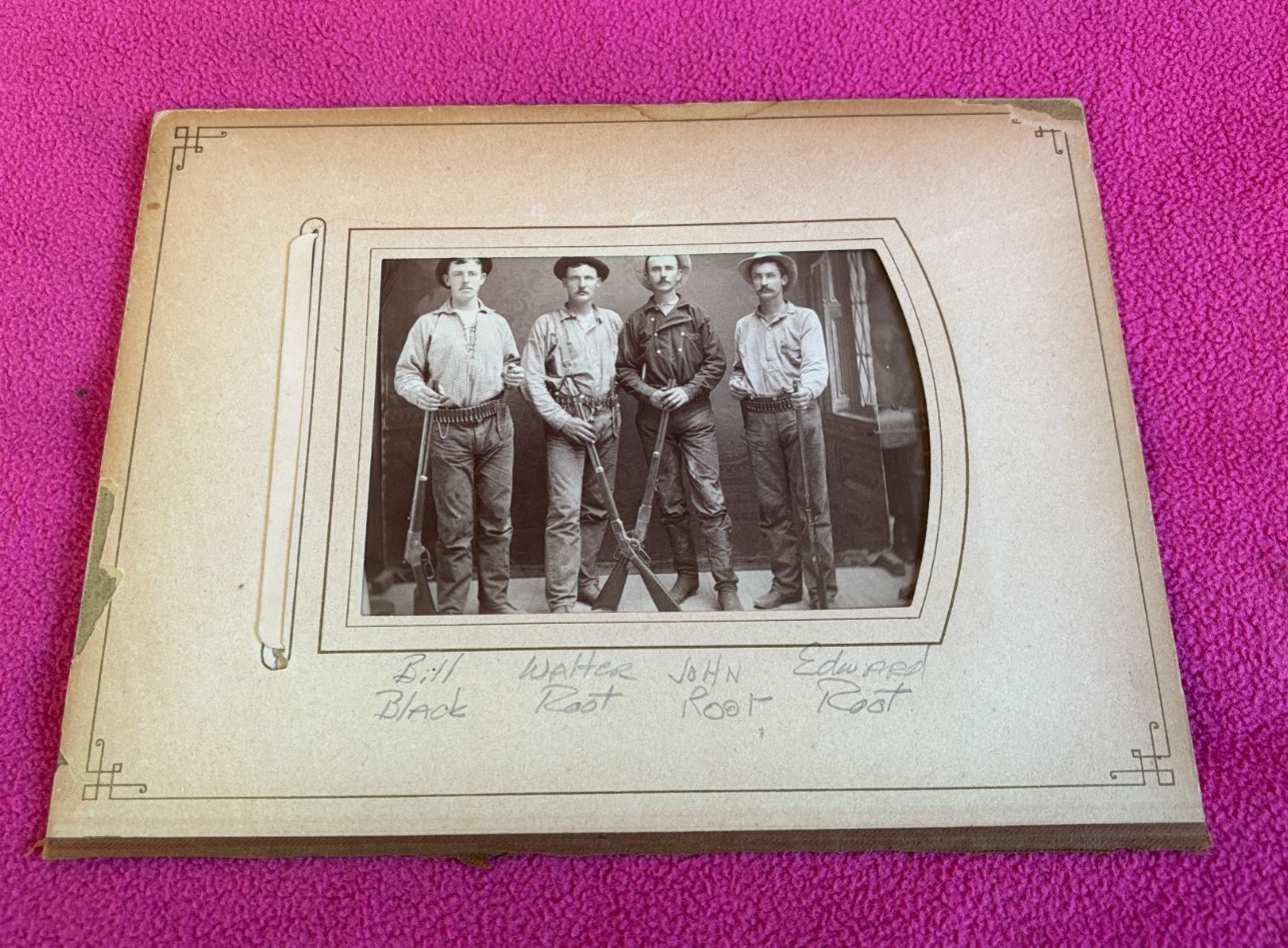WESTERN antique CABINET CARD cowboys UKIAH CITY CA guns KNIVES boots RIFLE hats WESTERN antique CABINET CARD cowboys UKIAH CITY CA guns KNIVES boots RIFLE hats