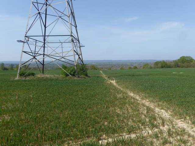 Photo A2 Pylon near Little Judd's Wood Upper Hayesden This was a very wa c2019 Photo A2 Pylon near Little Judd's Wood Upper Hayesden This was a very wa c2019