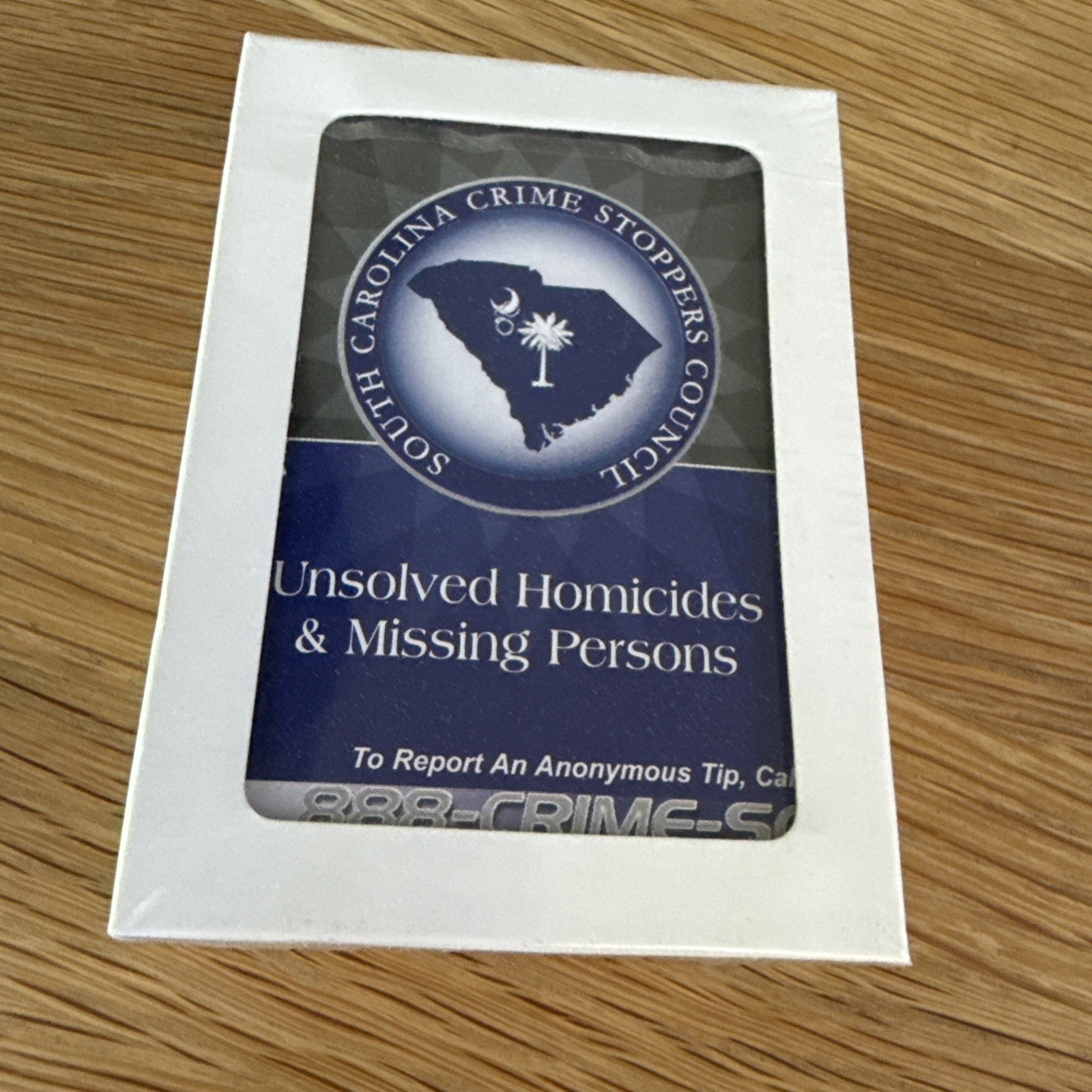 SC Crimestoppers Council Unsolved Homicides & Missing Persons Playing Cards New SC Crimestoppers Council Unsolved Homicides & Missing Persons Playing Cards New