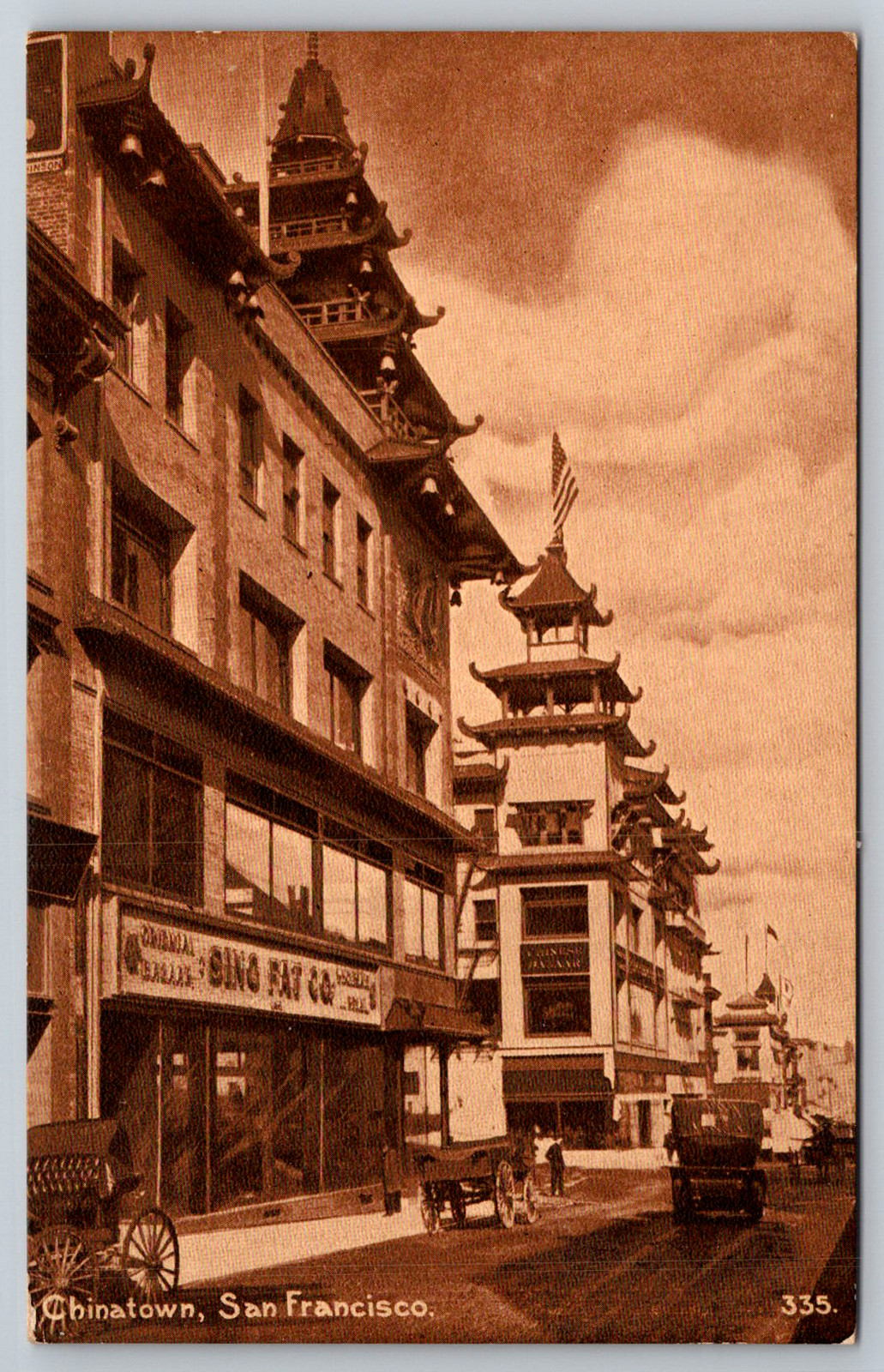c1910s Chinatown San Francisco Edward H Mitchell Antique Postcard c1910s Chinatown San Francisco Edward H Mitchell Antique Postcard