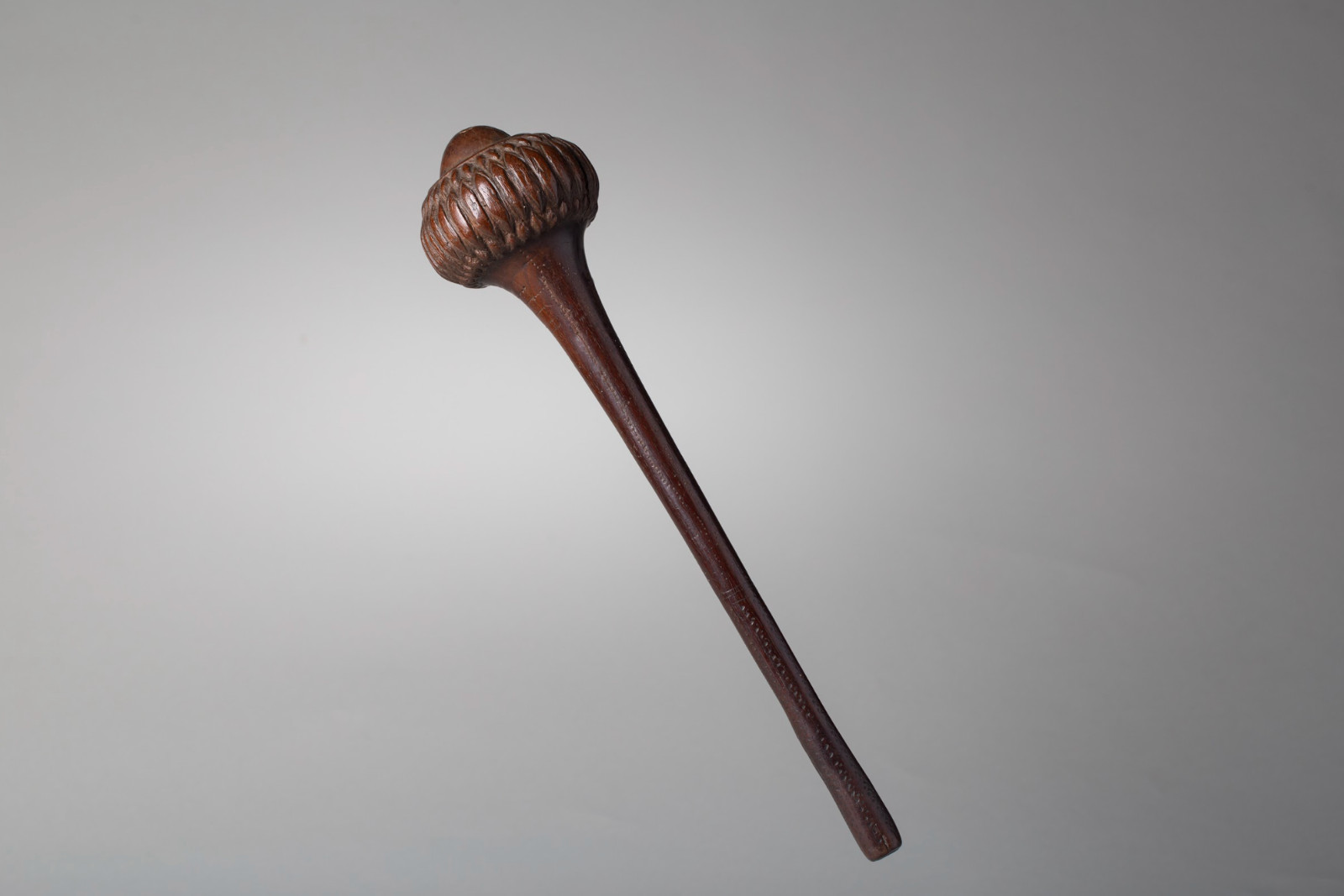 18th Century Fiji Ula Throwing Club with Incised Marks