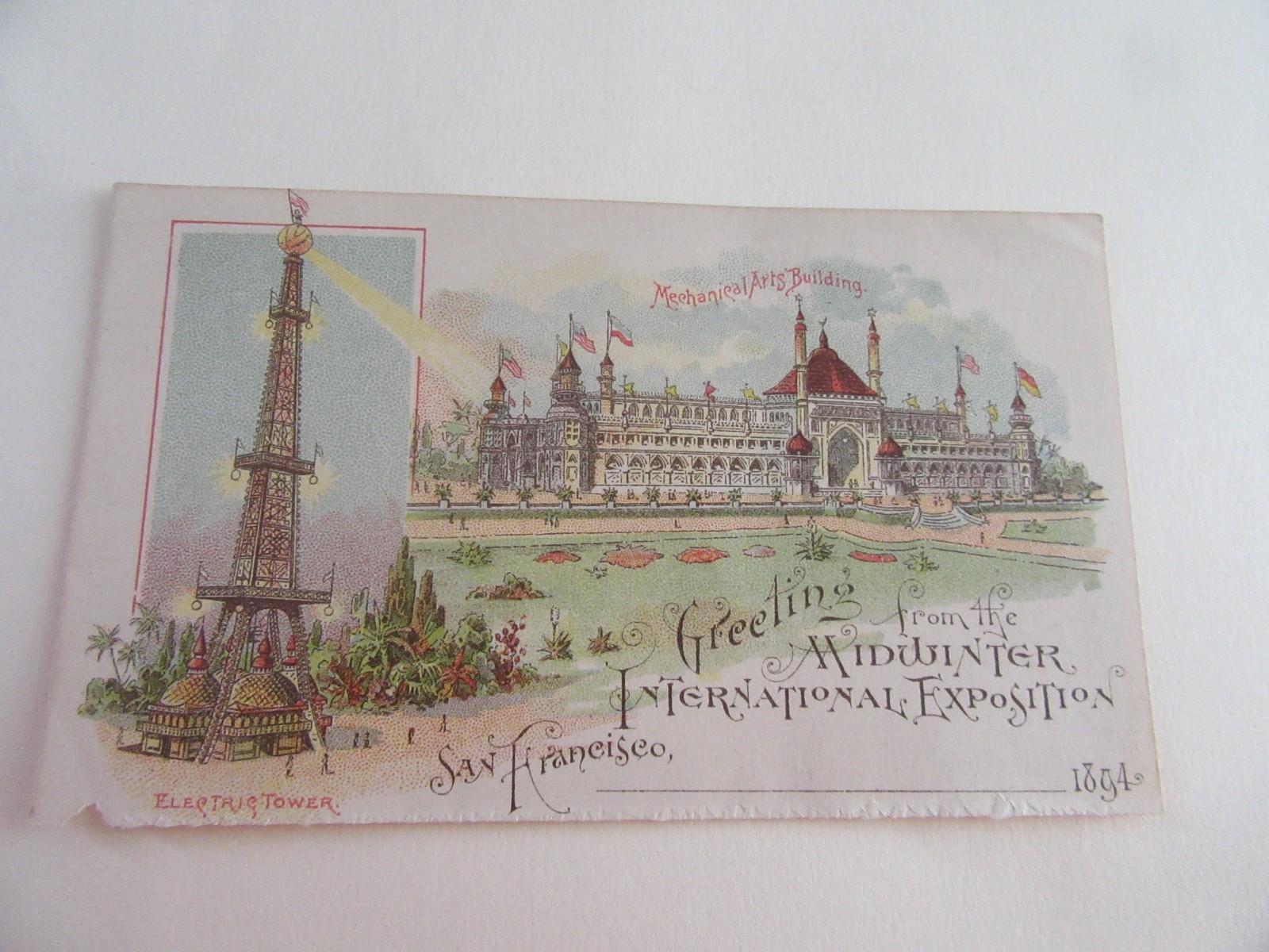 1894 Mid-Winter San Francisco International Expo. Souvenir Trade Card {5 1894 Mid-Winter San Francisco International Expo. Souvenir Trade Card {5